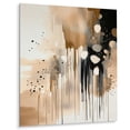 thumbnail image 2 of Designart "Mindful Abstraction in Brown III" Abstract Metal Art Print, 2 of 5
