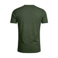 thumbnail image 4 of Men'S Henley T-Shirts Cotton Short Sleeve Casual T-Shirt Button Henley Basic Tee Lightweight Summer Top,Army Green L, 4 of 4