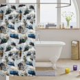 thumbnail image 3 of Erosebridal Train Shower Curtain 72Wx78L, Winter Bath Curtain, Winter Train, 3 of 5