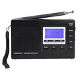 thumbnail image 1 of Radio Portable FM/MW/SW Récepteur Stéréo avec Réveil Numérique Récepteur Radio FM Radio d'Urgence Extérieure,B, 1 of 8