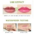 thumbnail image 4 of Bálsamo labial hidratante con efecto tinte y brillo, mecanismo de empuje fácil, fórmula ligera y no grasa, mejora el color natural de los labios, hidratación durante todo el día, previene la, 4 of 7
