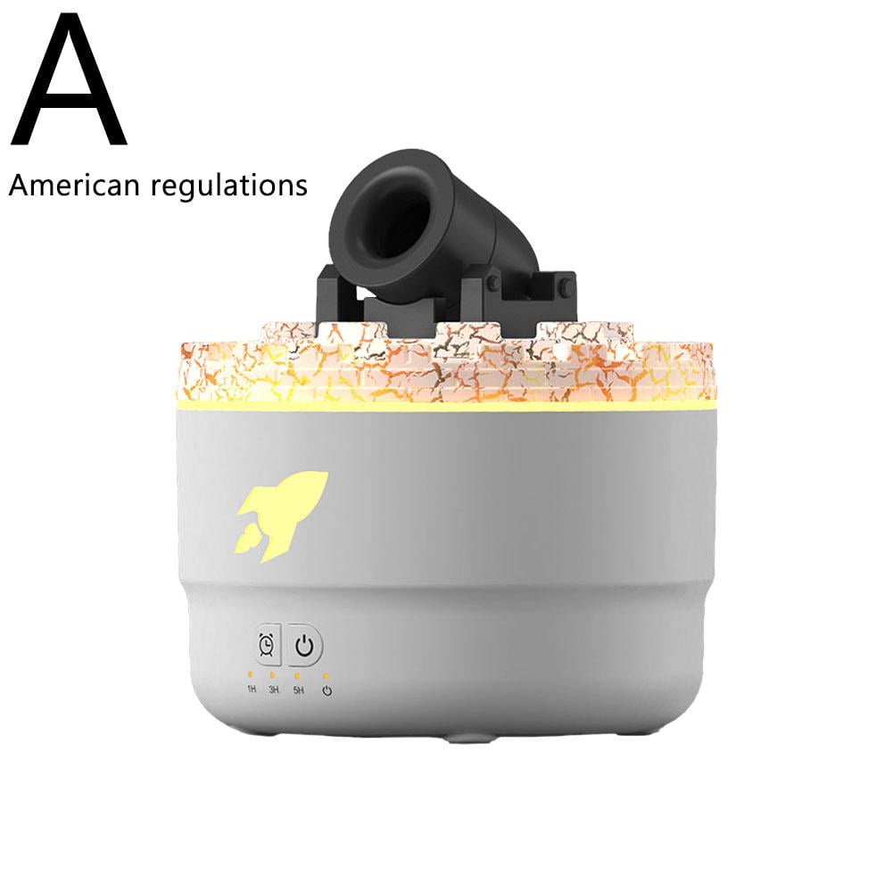ZOUBAOQ Cannon Aroma Humidifier with Colorful LED Lights - 2 Spray Modes, Auto Shutoff, 280ML Capacity, Creative Cannon Blast Turret Design, Aromatherapy Diffuser for Home, Office, and Bedroom