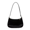 thumbnail image 2 of Joernso Retro Glossy Shoulder Bag Ladies Solid Color Faux Leather Underarm Bag Casual Hobo Purse Waterproof Handbag for Daily Life Travel Parties, 2 of 8