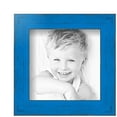 thumbnail image 2 of ArtToFrames 5" x 5" Bright Blue Picture Frame, 5x5 inch Blue Wood Poster Frame (WOM-4751), 2 Pack, 2 of 6