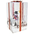 thumbnail image 4 of Northlight Lighted and Musical Snowman Family Snowing Gift Box Christmas Decoration - 12", 4 of 7