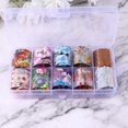 thumbnail image 3 of Nail Art Decals Colorful Nail Foil Transfer Stickers for Women 10 Rolls Set, 3 of 5