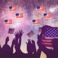 thumbnail image 4 of Boreal Craft Short Strand Christmas Lights Wire 100 Mini Lights Christmas Lights Incandescent Outdoor Independence Day LED String Lights Flag Lights Battery Powered String Lights Bedroom, 4 of 6