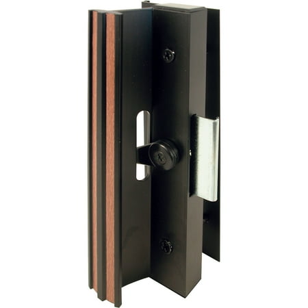 Extruded Aluminum Black Sliding Patio Door with Clamp Type Latch