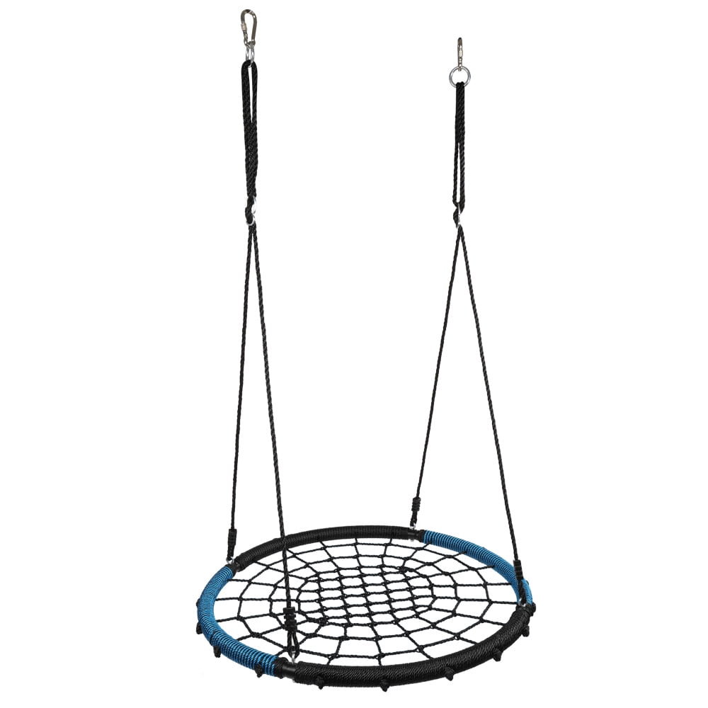 CIPACHO Kids Round Web Swing, Outdoor Tree Swing for Children with Adjustable Ropes, Yard Swing for Backyard CIPACHO Kids Round Web Swing, Outdoor Tree Swing for Children with Adjustable Ropes, Yard Swing for Backyard