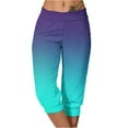 thumbnail image 1 of Yuyuzo Womens Capri Pants High Waisted Drawstring Sweatpants Running Gym Cropped Trousers with Pockets, 1 of 6