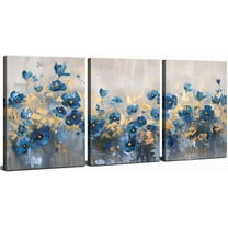 3 Pieces Islamic Wall Art Ayatul Kursi Allah Wall Decor Islamic Decor Name Muhammad Canvas Prints Arabic Calligraphy Posters Muslim Religious Artwork for Living Room Bathroom Home Decoration