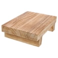 thumbnail image 4 of unbranded Decorative Stool Wood Khaki Rustic Hold Small Decorations 1Set, 4 of 8