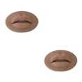 thumbnail image 4 of Kenally Maquillaje permanente 3D Silicona Práctica Boca Labios Portátil Reutilizable Piel Suministros de belleza Aprendizaje Entrenamiento Café Café 2piezas Kenally CBP295122, 4 of 6