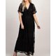thumbnail image 1 of Maternity Dresses For Photo Shoot Summer V Neck White Lace Short Sleeve Pregnancy Dress Pregnant Women Photography Maxi Dress Skirts, 1 of 5