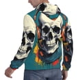 thumbnail image 6 of Wukai Modern Hip-Hop Skull Print Men Hoodies Fleece Sweatshirts Long Sleeve Sweaters Pullover Fall Outfits Winter Clothes-Large, 6 of 7
