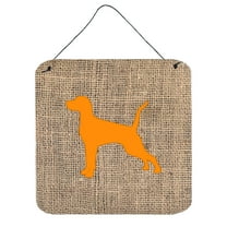 Pointer Burlap and Orange BB1105 Wall or Door Hanging Prints