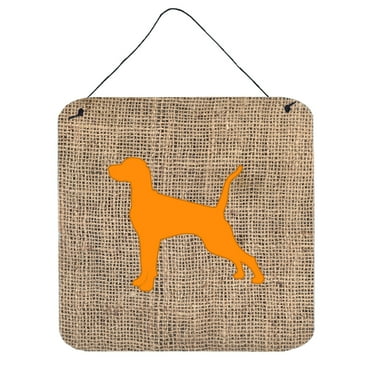 Pointer Burlap and Orange BB1105 Wall or Door Hanging Prints