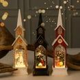 thumbnail image 4 of Christmas Snow Lantern – LED Glitter Hanging Candle Light with Nativity Scene for Holiday Home Decor, Table Centerpiece & Festival Gifts, 4 of 5