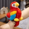 thumbnail image 4 of Pulsera de peluche con forma de loro de Chicmine, muñeco de cisne, parche de etiqueta, accesorio de juguete, divertidos juguetes de peluche para decoraciones de fiesta, 4 of 8