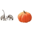 thumbnail image 1 of Figuras De Elefante De Cerámica Y Almohadas De Peluche De Calabaza, Escultura Decorativa De Animal Coleccionable Para El Hogar, Estante, Sofá, Cojín, Decoración De Dormitorio., 1 of 8