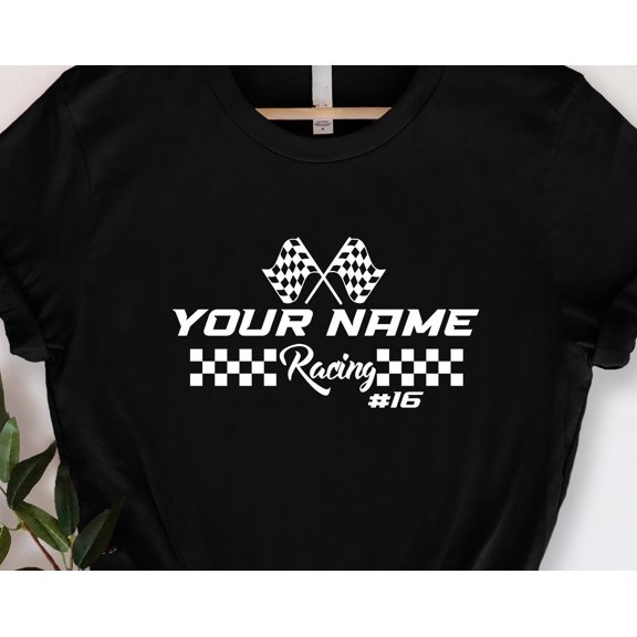 Custom Racing Your Name Shirt Personalized Race Shirts With Number And Name Gift For Race