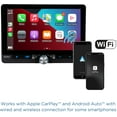 thumbnail image 2 of Jensen J1CA8FL-BUC 8-inch Certified Apple CarPlay Android Auto Wired or Wireless | Single DIN and Double DIN Touchscreen Car Stereo Radio | Bluetooth | USB Charge | Backup Camera Included, 2 of 8