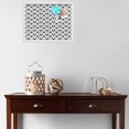 thumbnail image 3 of PinPix 22x17 Custom Cork Bulletin Board Floral design Deconstructed Floral Poster Board Has a Fabric Style Canvas Finish, Framed in Floral design Deconstructed Floral, by ArtToFrames (PinPix-206), 3 of 5