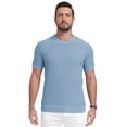 thumbnail image 4 of Iceglad Mens Knit T Shirt Short Sleeve Crewneck Summer Casual Textured Pullover Lightweight Ribbed Viscose Sweater Tee Soft Breathable Fashion Shirt, 4 of 9