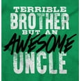 thumbnail image 2 of Terrible Brother Awesome Uncle Men's Big & Tall Graphic Hoodie Brisco Brands 2X, 2 of 4