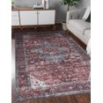 thumbnail image 3 of Adiva Rugs Machine Washable Area Rug for Living Room, Bedroom, Bathroom, Kitchen, Printed Persian Vintage Home Decor, Floor Decoration Carpet Mat (Terra, 3' x 5'), 3 of 5