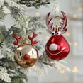 thumbnail image 4 of Mosey Christmas Tree Ball Pendant Elk Easy Hanging Scene Layout Cartoon Xmas Party Decoration Ball Pendant Party Supplies, 4 of 7