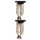 thumbnail image 2 of Pantalones informales y prácticos Qarigey para mujer con cintura elástica caqui S, 2 of 6