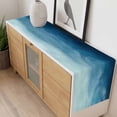 thumbnail image 4 of Blue Ombre Table Runner - 90 Inch Long, Kitchen Dining Table Runner Dresser Scarves, Coastal Beach Modern Abstract Art Farmhouse Decor for Coffee Tables Wedding Party Banquet, 4 of 8