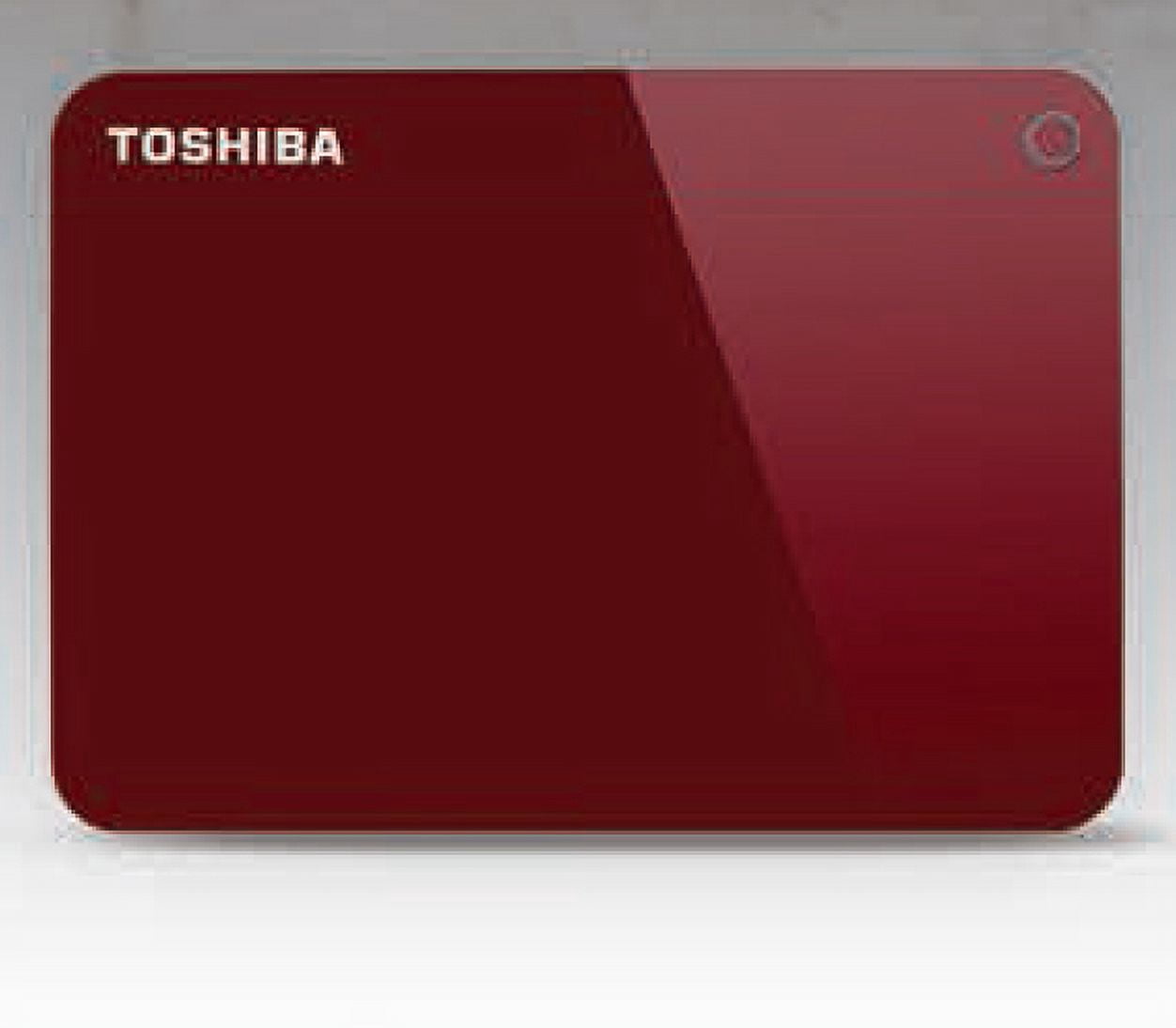 Toshiba Canvio Advance 2TB Portable External Hard Drive USB 3.0 Red - HDTC920XR3AA