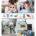 thumbnail image 3 of DolliBu Squat Panda Stuffed Animal with Soccer Ball Plush - Soft Huggable Panda, Adorable Playtime Panda Plush Toy, Cute Wildlife Gift, Soccer Plush Doll Animal Toy for Kids and Adults - 10 Inch, 3 of 5