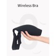 thumbnail image 5 of YANDW Wireless Everyday Bra No Underwire Comfort Full Coverage Bras for Women, Black 2XL, 5 of 7