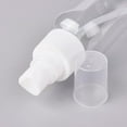 thumbnail image 3 of 5Pcs 100ml Plastic Spray Bottles Refillable Mist Pump with Bottle Caps Empty Alcohol Bottle Clear 13.5x4cm 100ml(3.38 fl. oz), 3 of 3