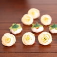 thumbnail image 3 of 20Pcs Artificial Flower Heads Colorful Delicate Faux Silk Simulation Tea Roses Bud Flowers for Wedding, 3 of 7