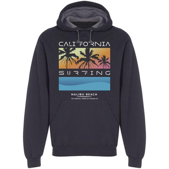Malibu Beach Hoodie Men -Image by Shutterstock, Male 3X-Large
