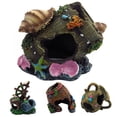 thumbnail image 4 of Mdesiwst Resin Crafts Antique Wine Barrels Aquarium Fish Tank Reptilia Hiding Landscape, 4 of 8
