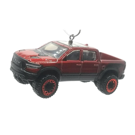 Christmas Ornament for 2020 Ram 1500 Rebel Red Black