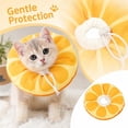 thumbnail image 2 of Gardjoe Soft Kitten Recovery Collar with Adjustable 13-22cm Fit for Post Surgery Wound Healing Anti Lick Bite Cat Cone Alternative, 2 of 9
