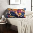 thumbnail image 6 of Lsque Colorful Gecko Jungle Art Pattern Pillow Case – Soft & Cozy Throw Pillow Cover, Hypoallergenic Cushion Case for Sleeping Women with Envelope Closure-14"x20", 6 of 6