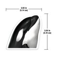 thumbnail image 2 of WIRESTER Car Air Freshener Fragrance Vent Clip Interior Decoration for Cars with Lemon Scented Pad - Orca Killer Whale, 2 of 7
