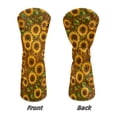 thumbnail image 5 of Uorisanigo 3PCS Golf Club Head Covers Set for Driver, Fairway Wood and Hybrid, Waterproof Sunflower Print Headcovers for Club Protective, Abrasion-Resistant, 5 of 7