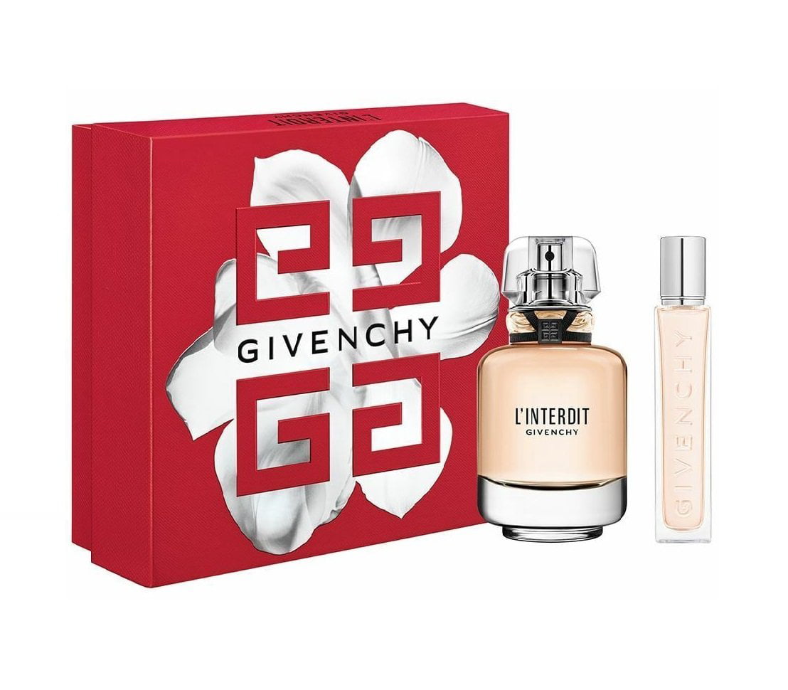 Givenchy L'interdit  oz EDP spray womens perfume+ edp travel spray NIB -  
