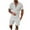 Gray, variant on GERsome Men's 2 Piece Outfits Quarter Zip Short Sleeve Tops and Shorts Sets Casual Athletic Jogging Summer Tracksuits S-3XL