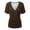 Brown [New Arrivals: Mix, Match & Save], variant on Women's Short Sleeve V Neck T Shirts Tees Tops Summer Casual Breathable Cotton Blend Loose Fit Lightweight Fashion | CSEONE,Blue XL