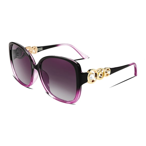 Gafas de Sol FEISEDY para Mujer de Moda, Cuadradas Sobredimensionadas y Polarizadas