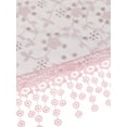 thumbnail image 4 of INSPIRE CHIC Sparkling Rhinestone Lace Mantilla Veil Elegant Triangle Head Scarf for Church & Wedding 51.2"x15.7" Light Apricot Pink Coffee, 4 of 5
